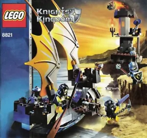 LEGO 8821 Nuevo Acorazado Pícaro Manual de Instrucciones Solo Castillo Caballero Reino II - Imagen 1 de 2