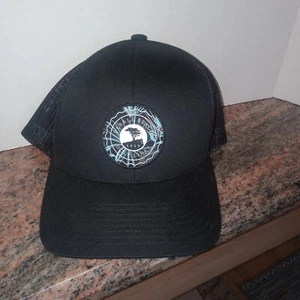 New Pebble Beach Golf Links Mesh Adjustable Snapback Hat in Black - Picture 1 of 5