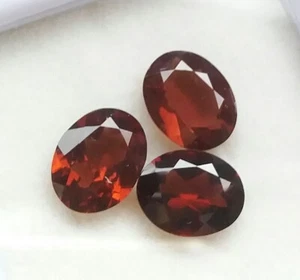 8.20 Ct Natural Unheated Mozambique Garnet 10x8MM Oval Cut Lot Excellent Quality - Bild 1 von 8