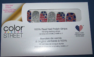 Retired Color Street Nail Polish Strips Sealed FREE SHIP July 4 Glitz and Glory