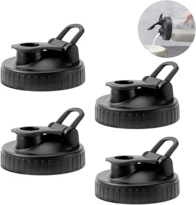 Pour Spout Lids for Ball Wide Mouth Mason Jars, Airtight Canning Jar Flip Cap To - Picture 1 of 5