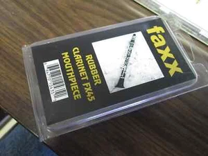 Faxx hard Rubber Clarinet Mouthpiece new in package NOS model FX45 B45 copy - Picture 1 of 3