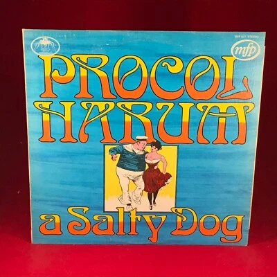 PROCOL HARUM A Salty Dog 1975 UK vinyl LP Shine On Brightly Conquistador - Image 1 of 3