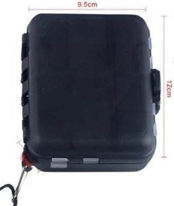 FISHING TACKLE BOX WITH 4 BIT BOXES TERMINAL CARP COARSE TACKLE CLIP HOOK SWIVEL - Picture 1 of 3