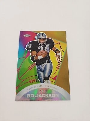 2023 Topps Composite Chrome All-Etch Gold Refractor #CAE-18 Bo Jackson 23/50 ZD - Image 1 of 2