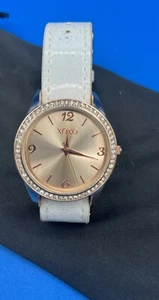 XOXO XO8088 White Dial and Band Rose Gold Tone Women's Watch - Picture 1 of 12