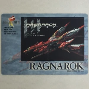 Final Fantasy VIII Jumbo Carddass No.14 RAGNAROK Bandai 1999 Japan - Picture 1 of 2