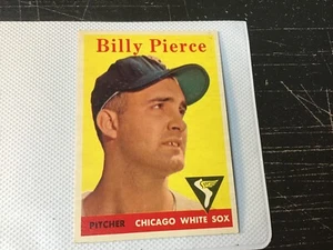 1958 Topps Set-Break # 50 Billy Pierce EX - Picture 1 of 2