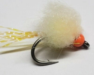FISH WIZ LLC Bead Head UV Nuke Egg Oregon Cheese Size 12 (per 6)