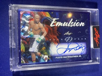 2024 Lead Floyd Mayeeather Jr. #E-FM1 Emulsion /4 - Image 1 of 2
