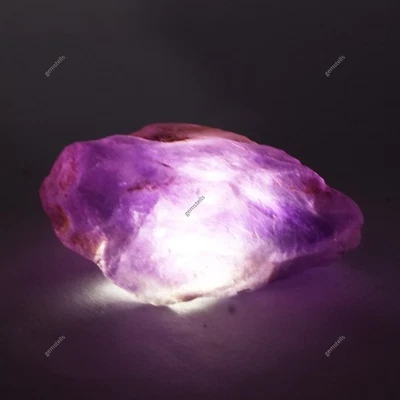 Raw Uncut CERTIFIED Natural Purple Ametrine Rough 122.40 Ct Loose Gemstone - Image 1 of 4