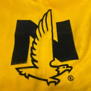 Vintage Faribault Faribo Nationwide Insurance Stadium Blanket Throw Rare Eagle - Picture 1 of 7