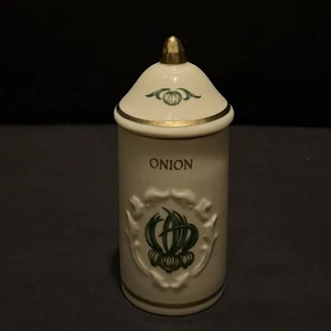Vintage Lenox Gewürzgarten Zwiebeldose 1992 Deckel feines Porzellan Küchendeko - Bild 1 von 9