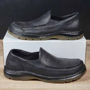 Dr. Martens Lennon Loafers Mens Size 13 Black Pebbled Leather Round Toe Shoes - Picture 1 of 8