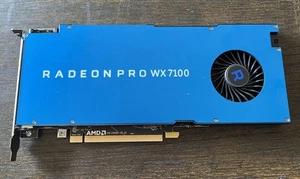 AMD RADEON PRO WX7100 8GB GDDR5 DP GRAPHICS CARD WX 7100 PROFESSIONAL - Picture 1 of 8