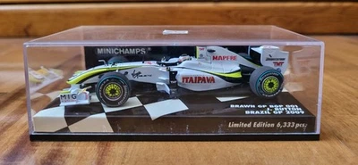 Brawn Gp Bgp 001 J.Button Brazil Gp 2009 Minichamps 1 43 - Immagine 1 di 3