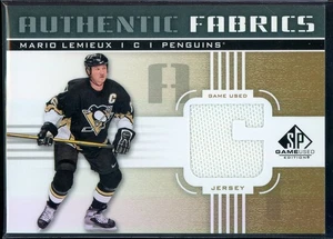2011-12 SP Game Used Authentic Fabrics Gold #AFML1 Mario Lemieux - Bild 1 von 2