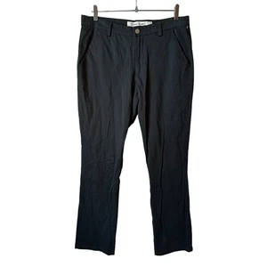 Coastaoro Neu Herren Hose Pants Schwarz 31 Mid Rise Business Karriere Minimalistisch  - Bild 1 von 10