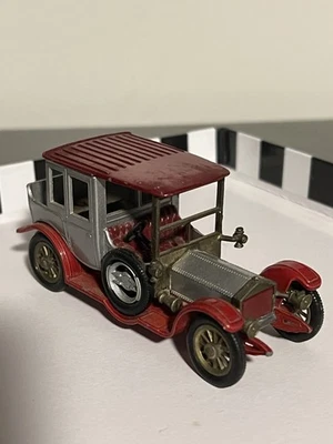 Vtg 1912 Rolls Royce Matchbox Models of Yesteryear Y-7 Grey Lesney England 1968 - Image 1 of 4