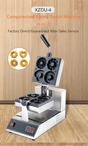 Computerized Electric Donut Maker Rotary Digital Display Pancake Maker Non-stick - Picture 1 of 6