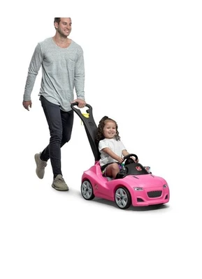 Step2 Whisper Ride Cruiser rosa niño empujar coche y montar para niños pequeños Foto 1 de 4