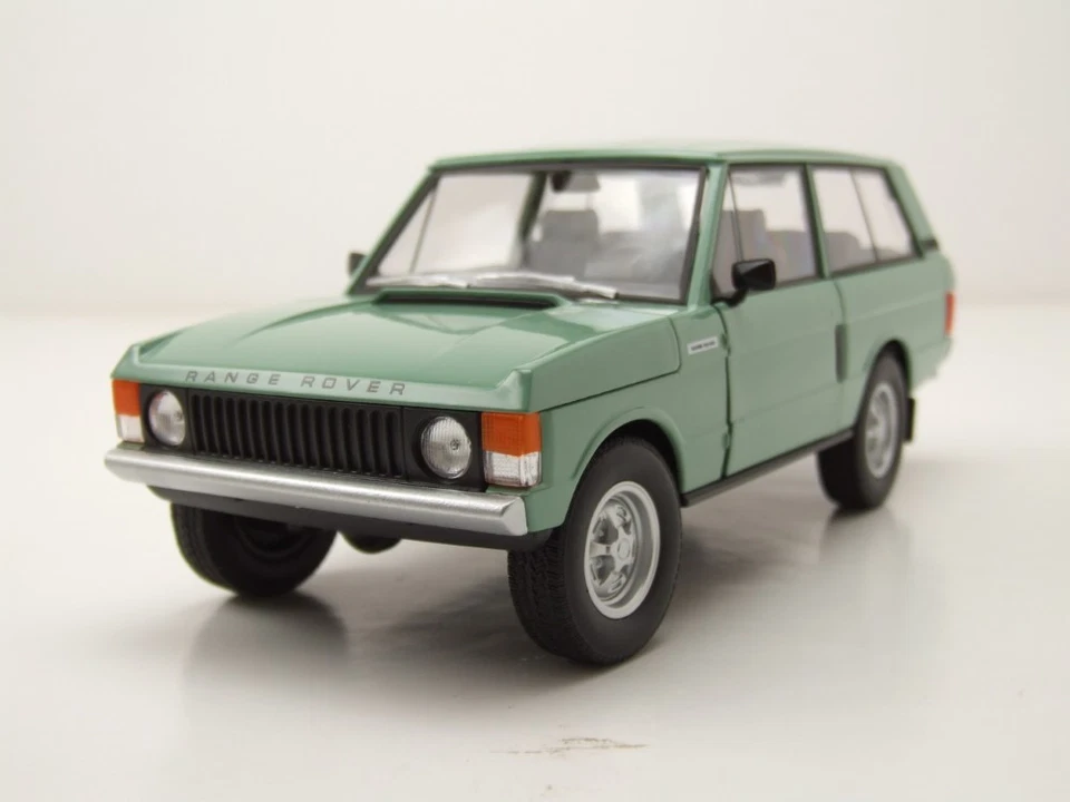 1 24 WELLY Land Rover Range Rover 1970 Light Green WE24128GN