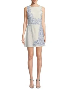 Vestido bordado Alice + Olivia Malin, talla 4 - Imagen 1 de 7