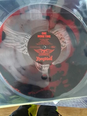 Yungblud & Aerosmith - One More Time - Bad World Blood Liquid Vinyl  - Image 1 of 4