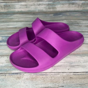 Sandali Bombas Friday Slides taglia 8 viola magenta infradito doccia - Foto 1 di 6