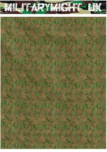 LONAS CAMUFLAJE MILITAR ESCALA 1 18/1 16 WW2 HOJA DIORAMA ROBLE ALEMÁN - Imagen 1 de 2