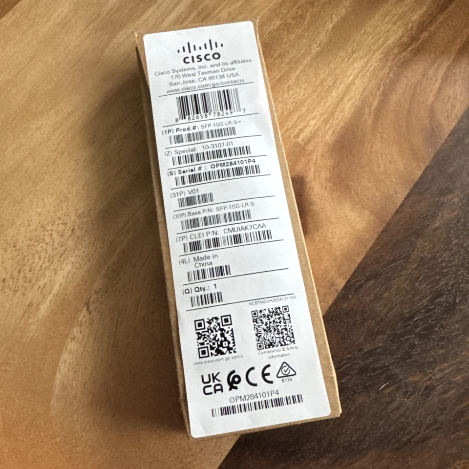 Cisco SFP-10G-LR-S 10GBASE-LR SFP-Transceiver Modul - Bild 1 von 1