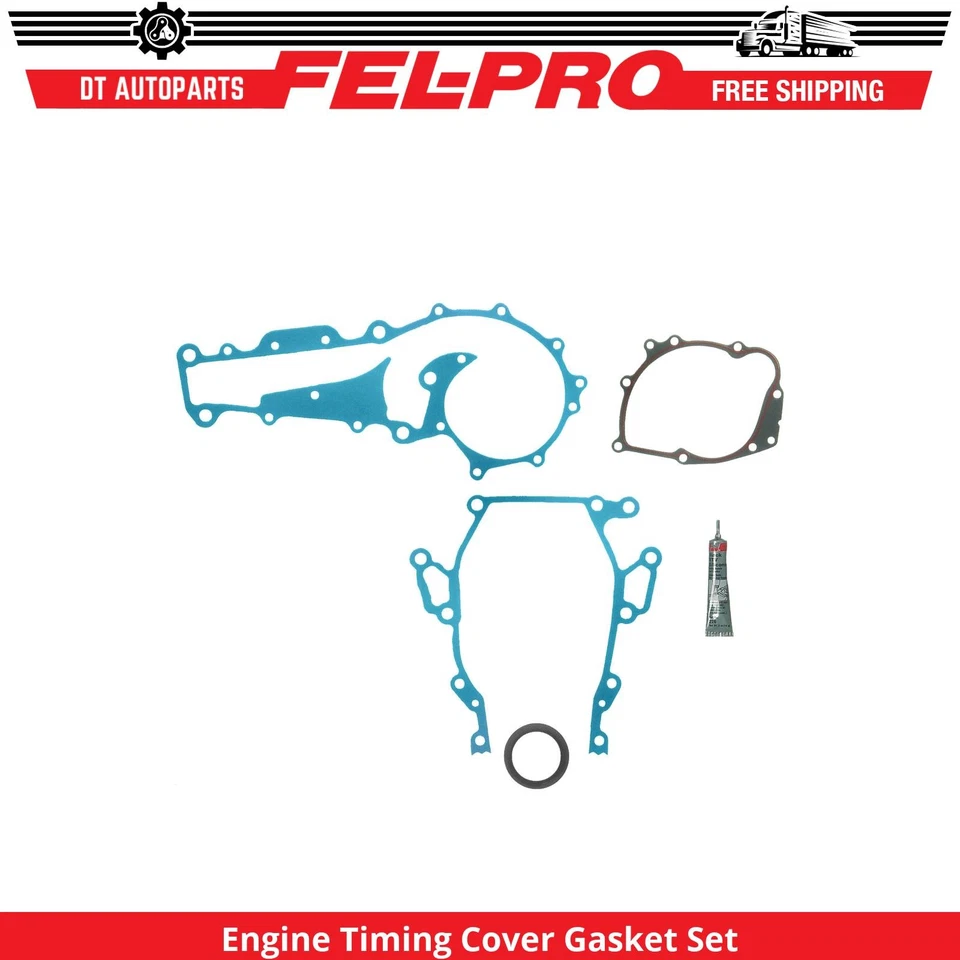 Juego de juntas de cubierta de distribución de motor de chasis comercial Cadillac 1986-1993 Fel-Pro Foto 1 de 2