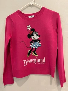 NWT Disneyland MINNIE MOUSE YOUTH sweater SZ L - Picture 1 of 1