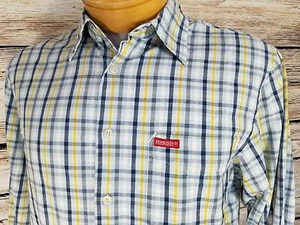 Guess Herren Mehrfarbig Kariert Langarm Knopfleiste Hemd Größe Medium M  - Bild 1 von 7