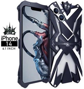 Potente funda protectora de metal a prueba de golpes para iPhone 14 con parachoques de aluminio - Imagen 1 de 17