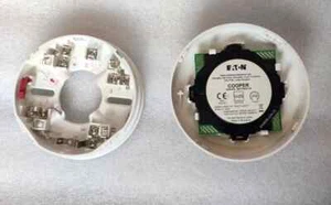SET OF 3 CAH 330 Cooper Heat Detector Fire Alarm Smoke Head - Picture 1 of 5