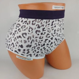 NWT LANE BRYANT CACIQUE COTTON FULL BRIEF 22/24 PLUS ANIMAL PRINT PURPLE WHITE - Picture 1 of 5