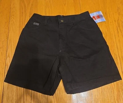 Pantalones cortos vaqueros wrangler negros vintage para mujer talla 10 nuevos Foto 1 de 4