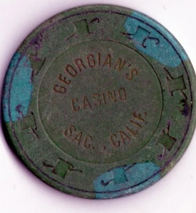 Sala de tarjetas: 50 centavos georgianos; Sacramento, California - Imagen 1 de 2