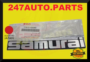EMBLEMA ORIGINAL SUZUKI SAMURAI 77815-83060 PARA SAMURAI - Imagen 1 de 3