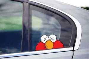 El mo kaw peeking anime super decal cartoon ninja slay fighter sticker for cars - Picture 1 of 4