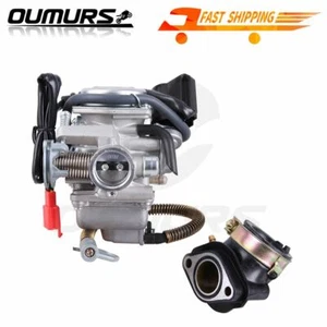 4 stroke GY6 150cc 125cc Engine Carburetor Fuel Carb For ATVs Scooters Baja US - Picture 1 of 13