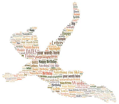 KTS KEEPSAKES word art personalised present keepsake birthday gift peter pan dad grandad