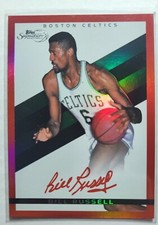 2008 Topps Signature Red Foil Facsimile Signatures /869 Bill Russell #TS-BRU HOF