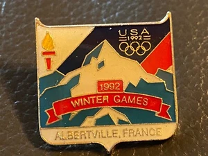 ALBERtVILLE 1992 - USA NOC TEAM PIN - Picture 1 of 1