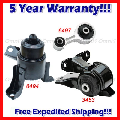 M078 se adapta a Mazda 6 i 2003-2008 sedán 2,3 L automático, juego de montaje del motor 3 piezas Foto 1 de 4