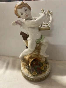 ￼antique Italian beautiful angel Porcelain Figurine - Picture 1 of 11