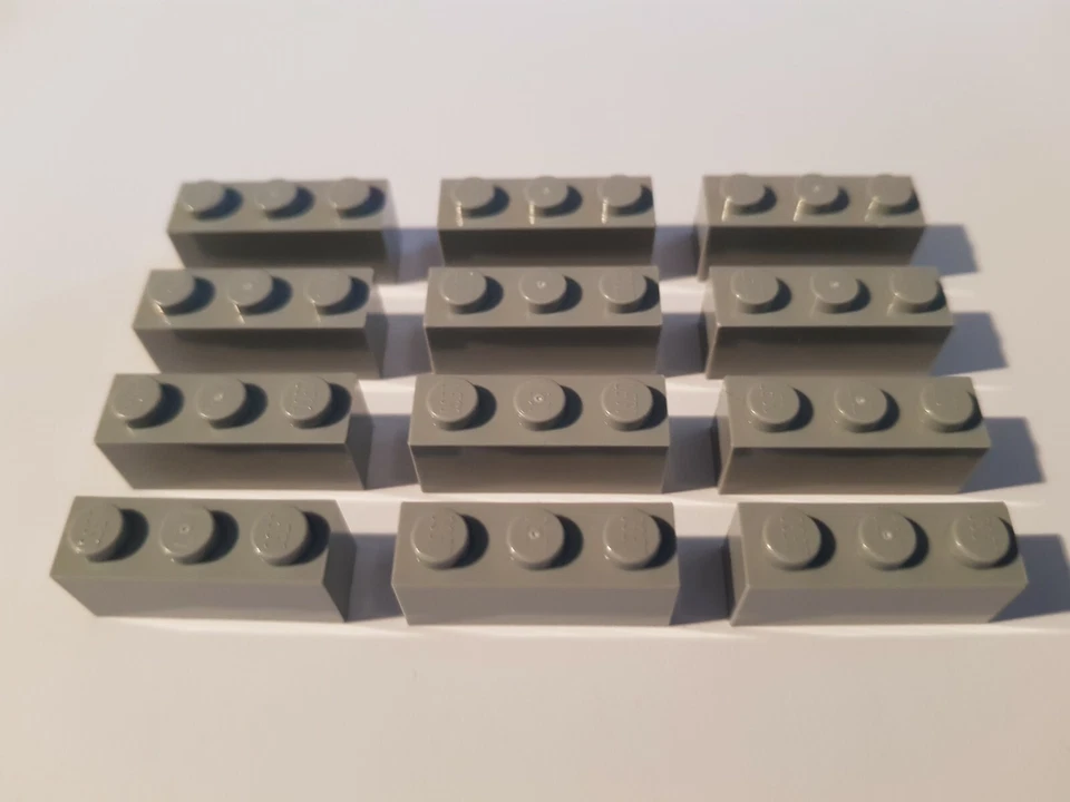 LEGO 12 x 3622 Básico Piedra 1 x 3 Gris Claro (# Bcgb ) Star Wars - Imagen 1 de 2