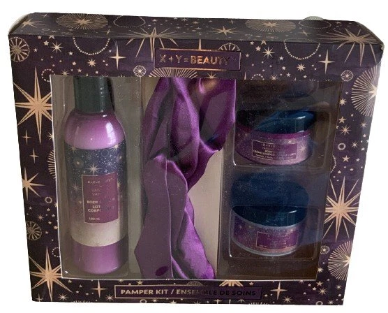 X + Y = Beauty Pamper Kit Gift Set (Body Lotion, Soufflé, Bath Salts & Headband) Foto 1 de 1