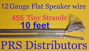 SPEAKER WIRE 12 GAUGE for CAR TRUCK DJ HOME SPEAKERS AUDIO SYSTEMS 10 feet - Picture 1 of 2